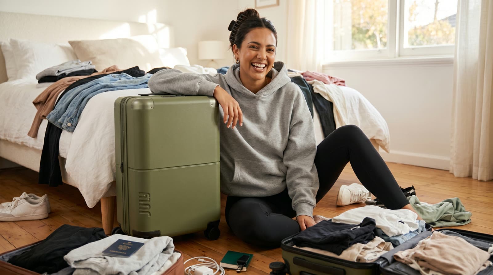 July Carry On Suitcase