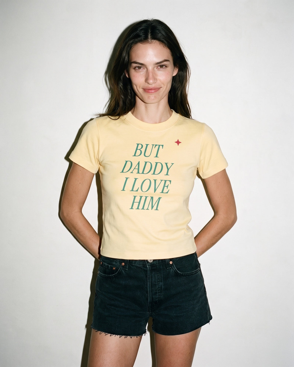 But Daddy I Love Him Fitted Tee