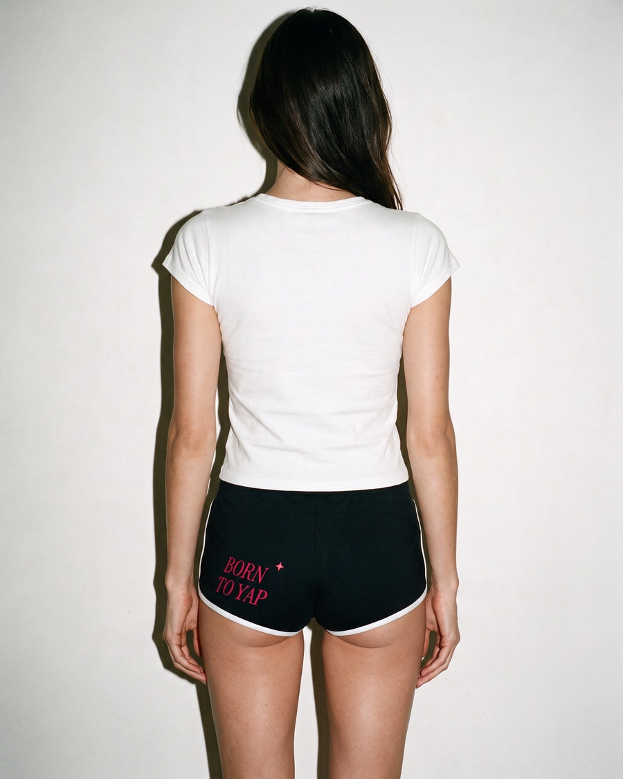 Born To Yap Booty Shorts