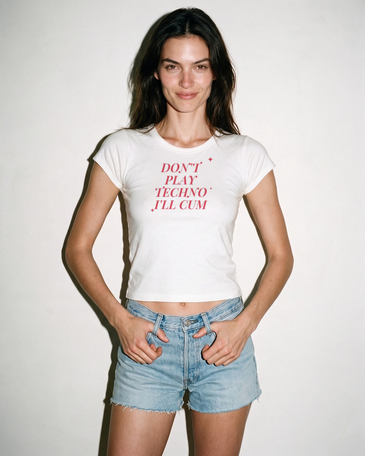 Don't Play Techno I'll Cum Baby Tee