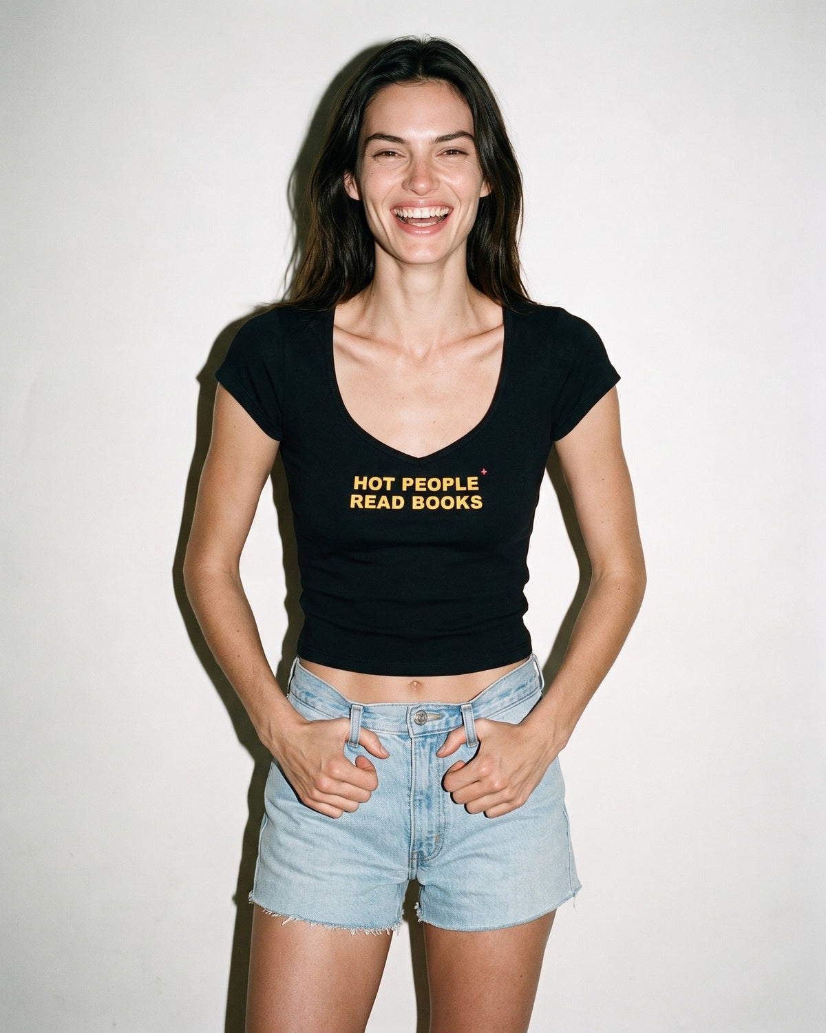 Hot People Read Books Baby Tee