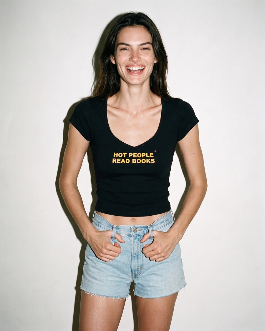 Hot People Read Books Baby Tee