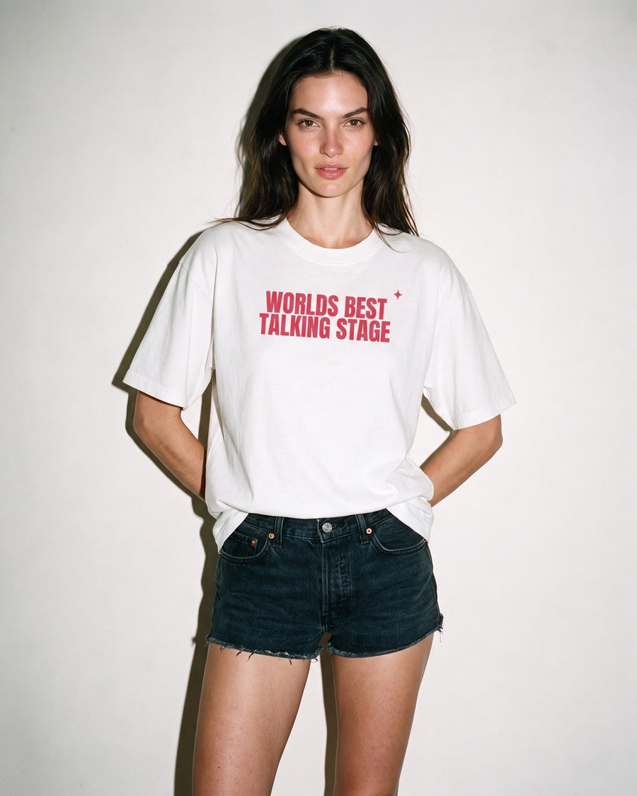 Worlds Best Talking Stage Oversized Tee