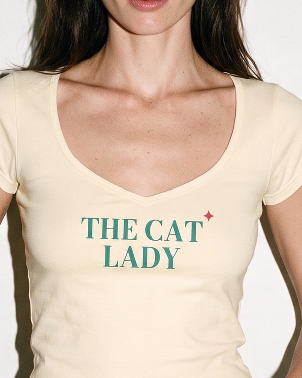 The Cat Lady Baby Tee