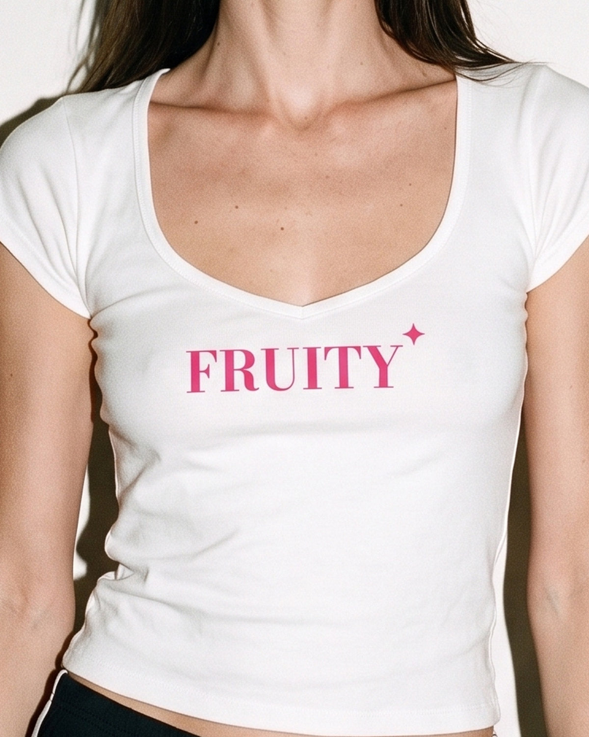 Fruity Baby Tee, print close-up