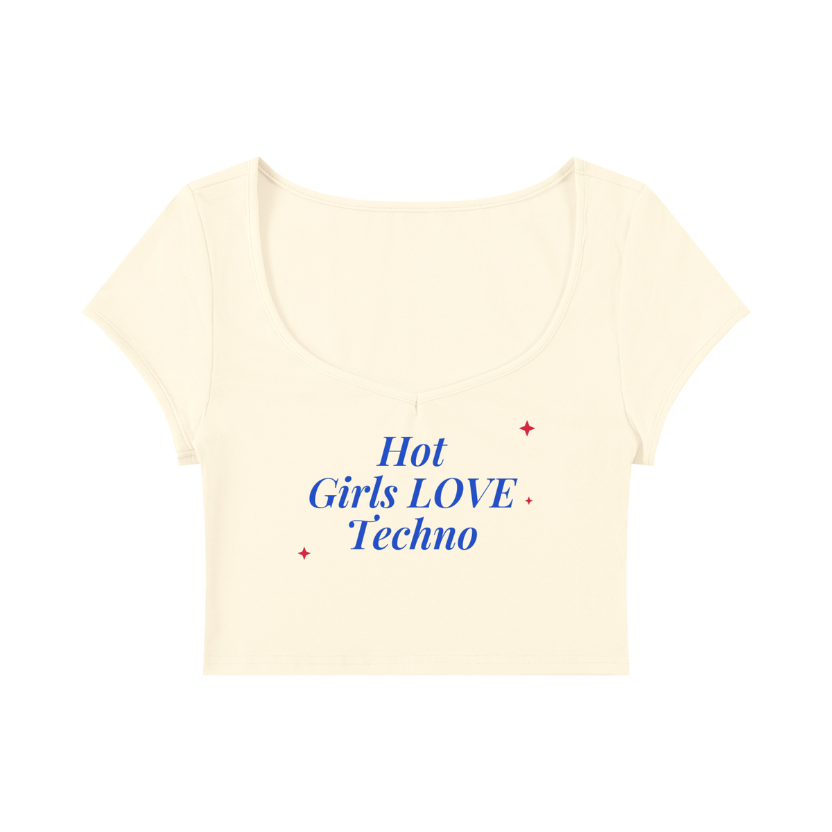 Hot Girls Love Techno Baby Tee