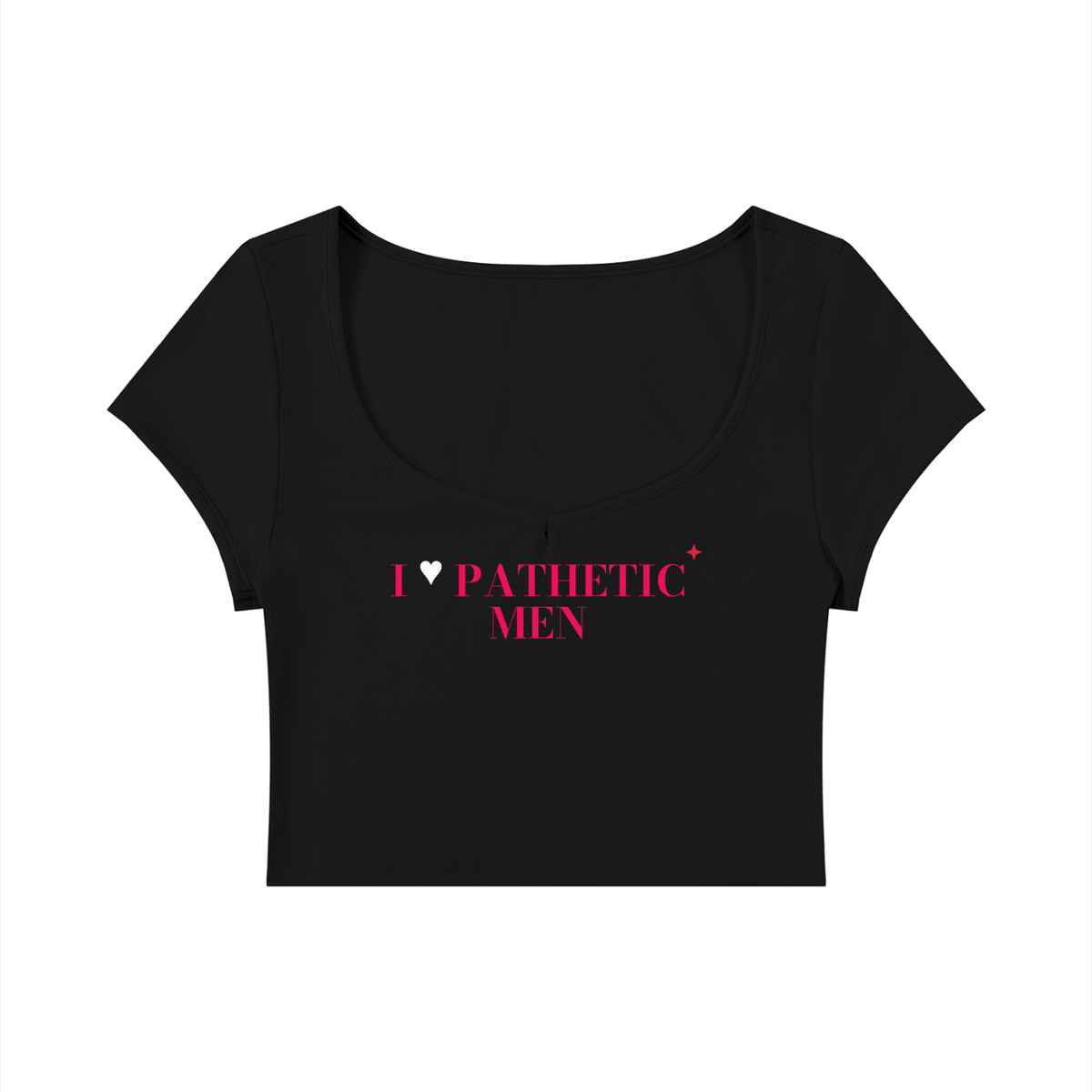 I Heart Pathetic Men Baby Tee