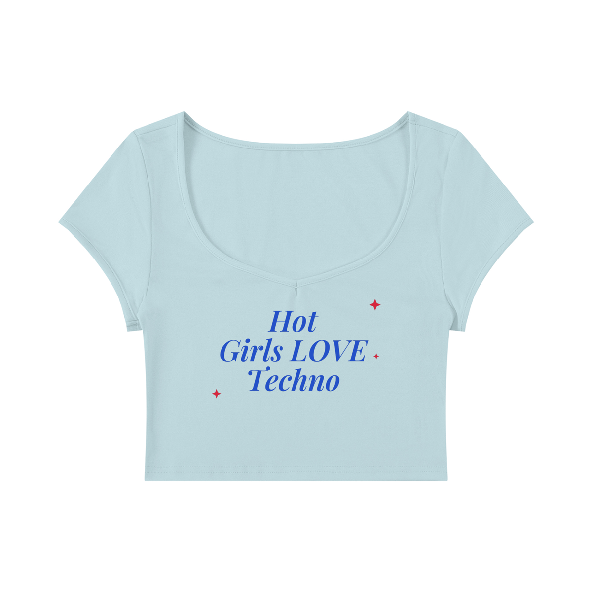 Hot Girls Love Techno Baby Tee