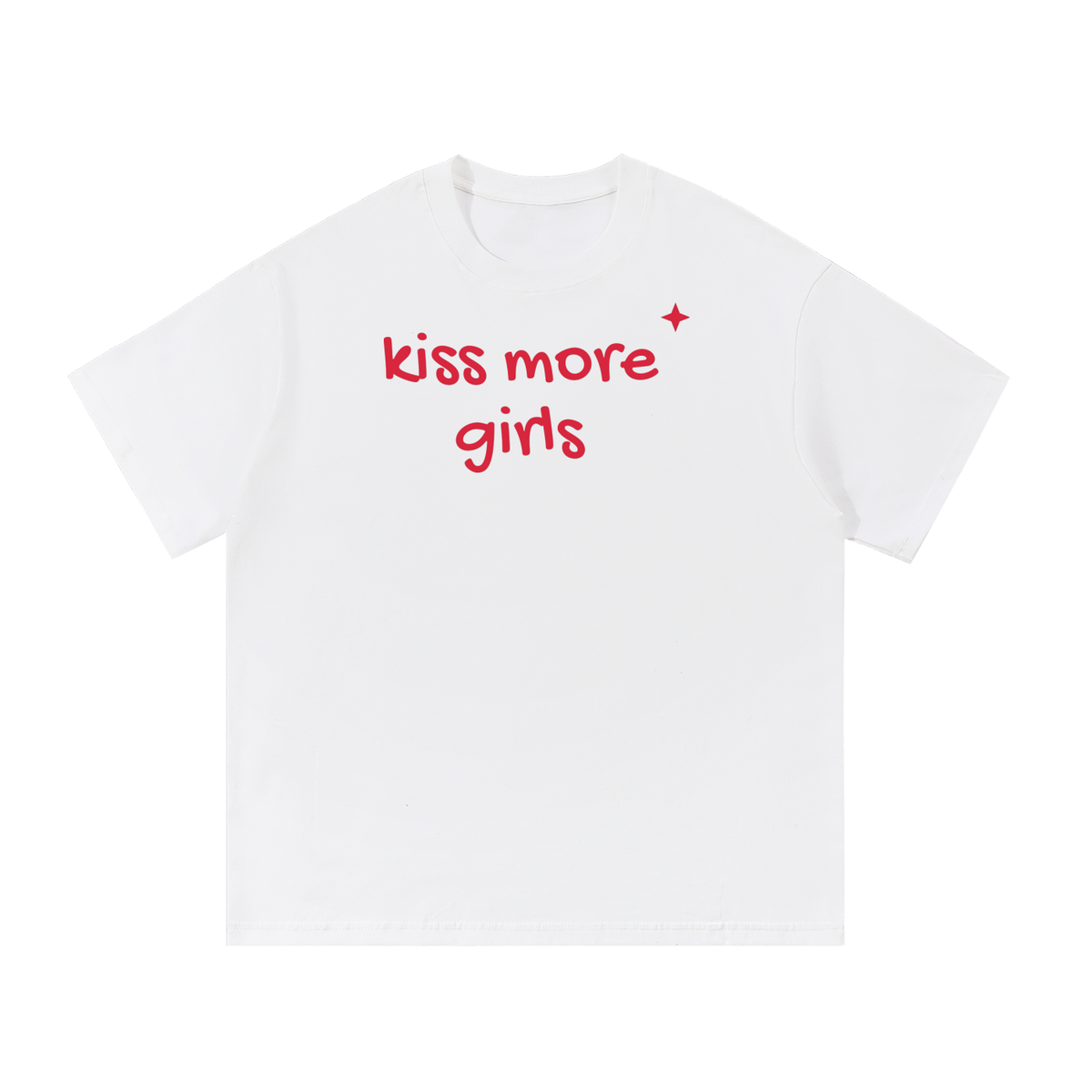 Kiss More Girls Oversized Tee