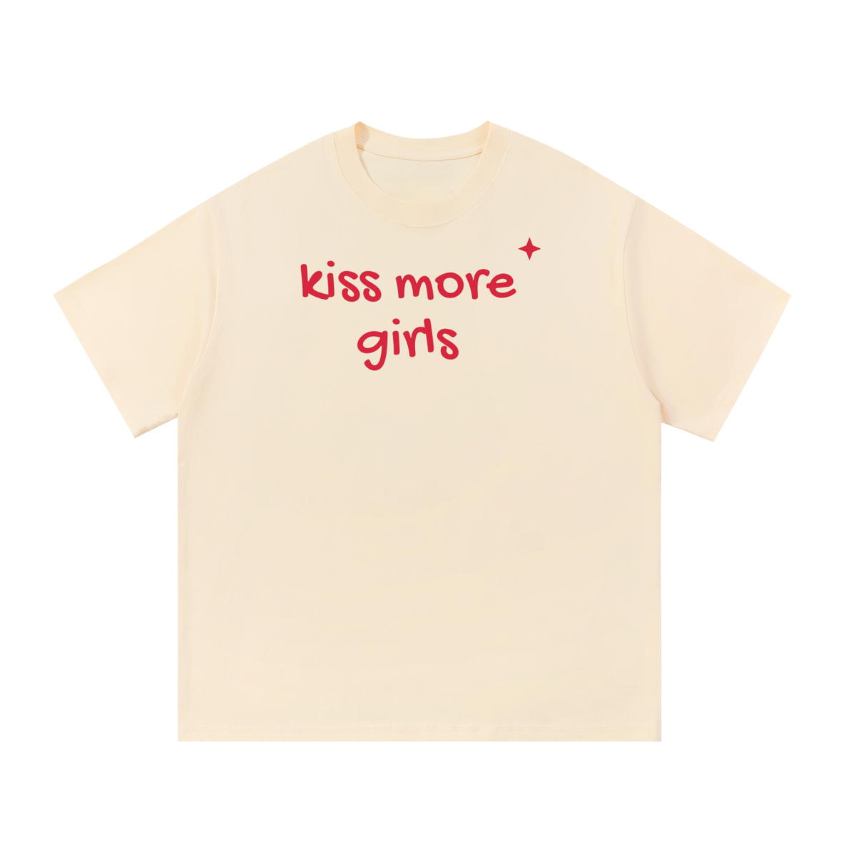 Kiss More Girls Oversized Tee