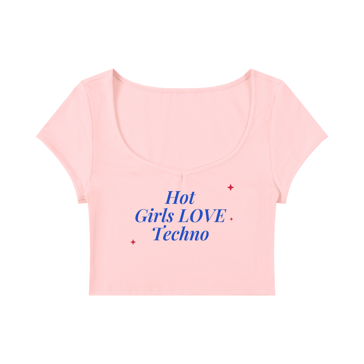 Hot Girls Love Techno Baby Tee
