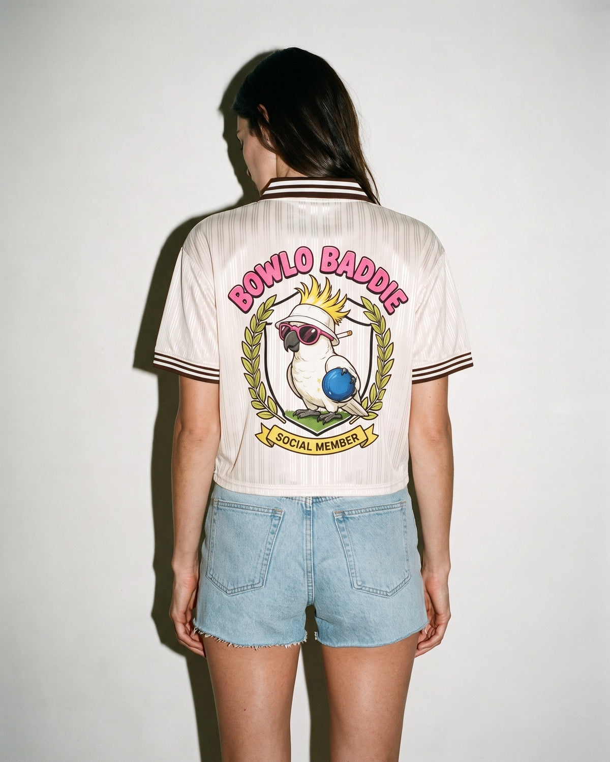 Bowlo Baddie Polo Tee