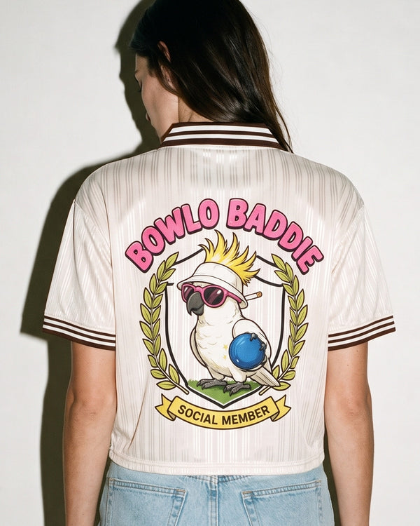 Bowlo Baddie Polo Tee