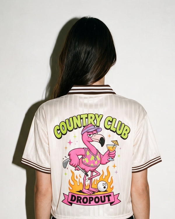 Country Club Dropout Polo Tee
