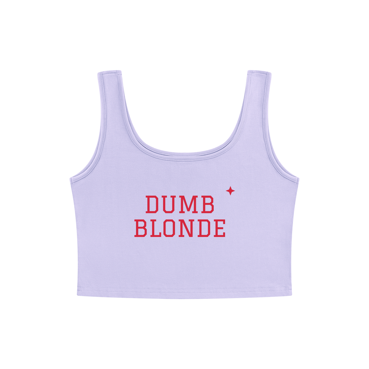 Dumb Blonde Crop Tank