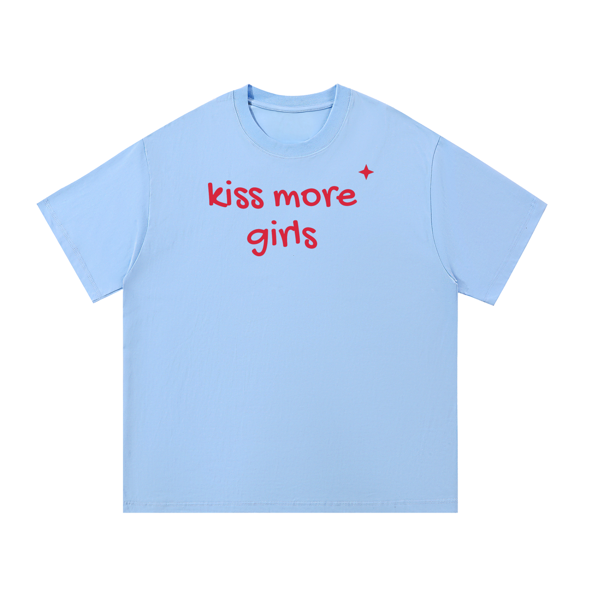 Kiss More Girls Oversized Tee