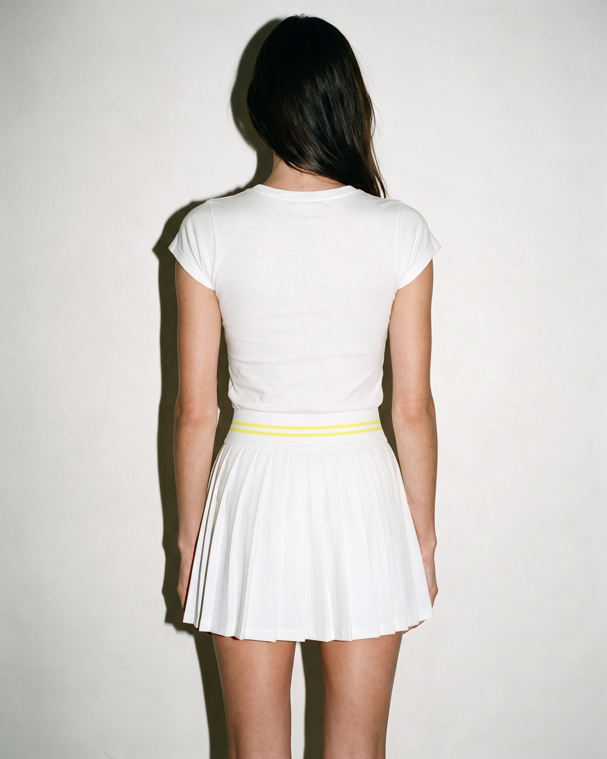 Eyes Up Here Pleated Mini Skirt