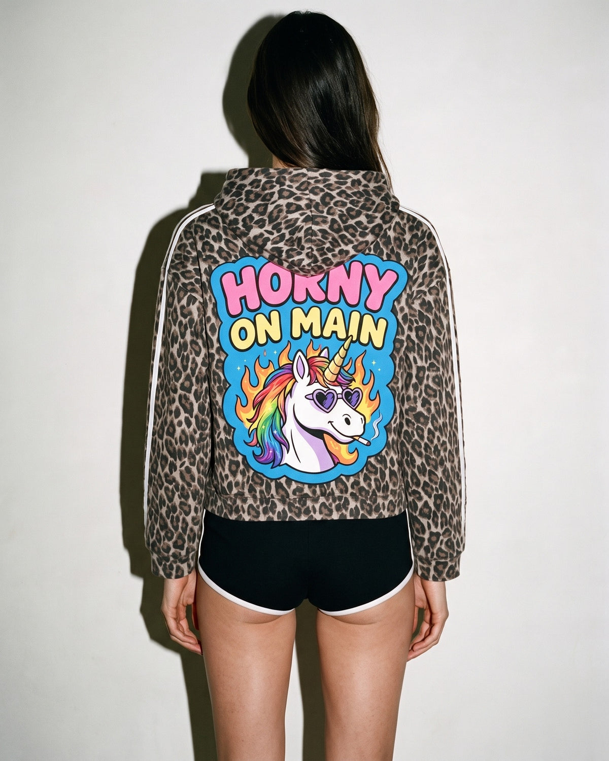 Horny On Main Zip Hoodie