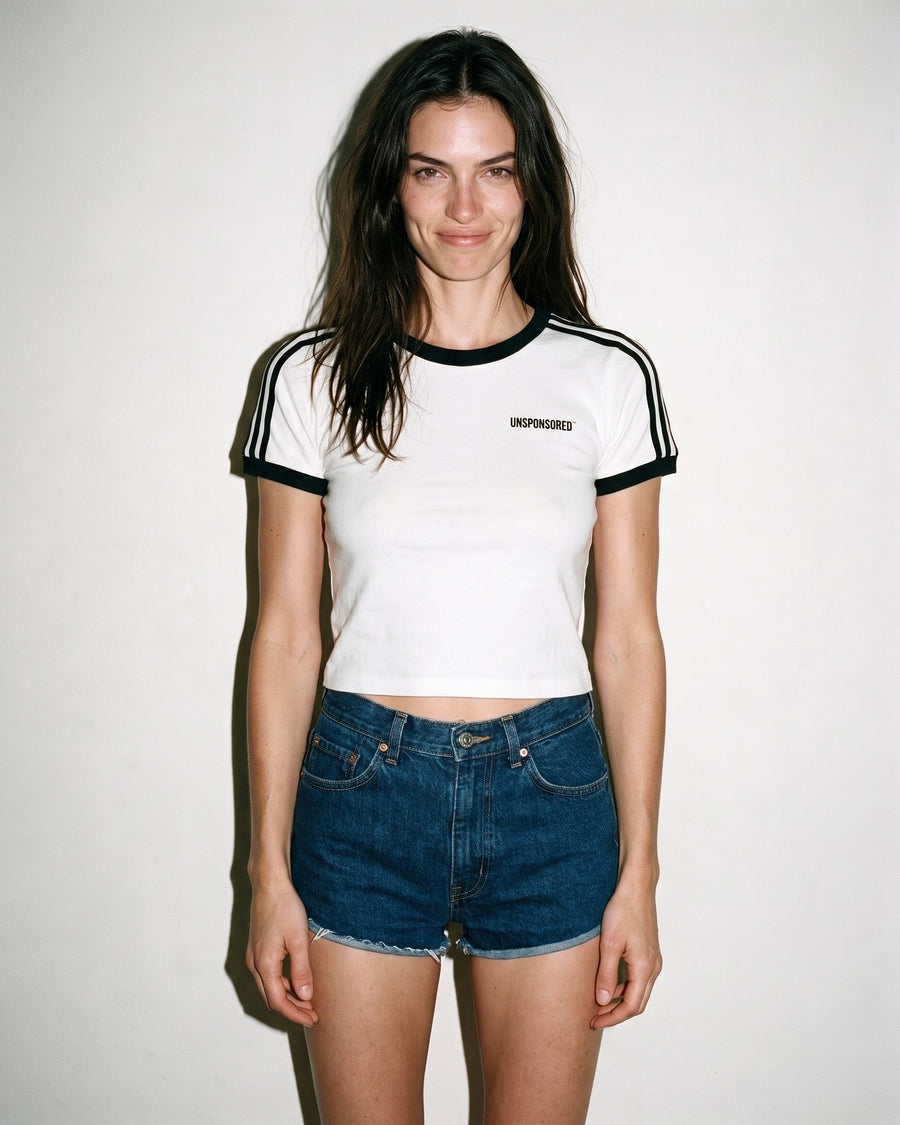 Pussy Magnet Ringer Crop Tee