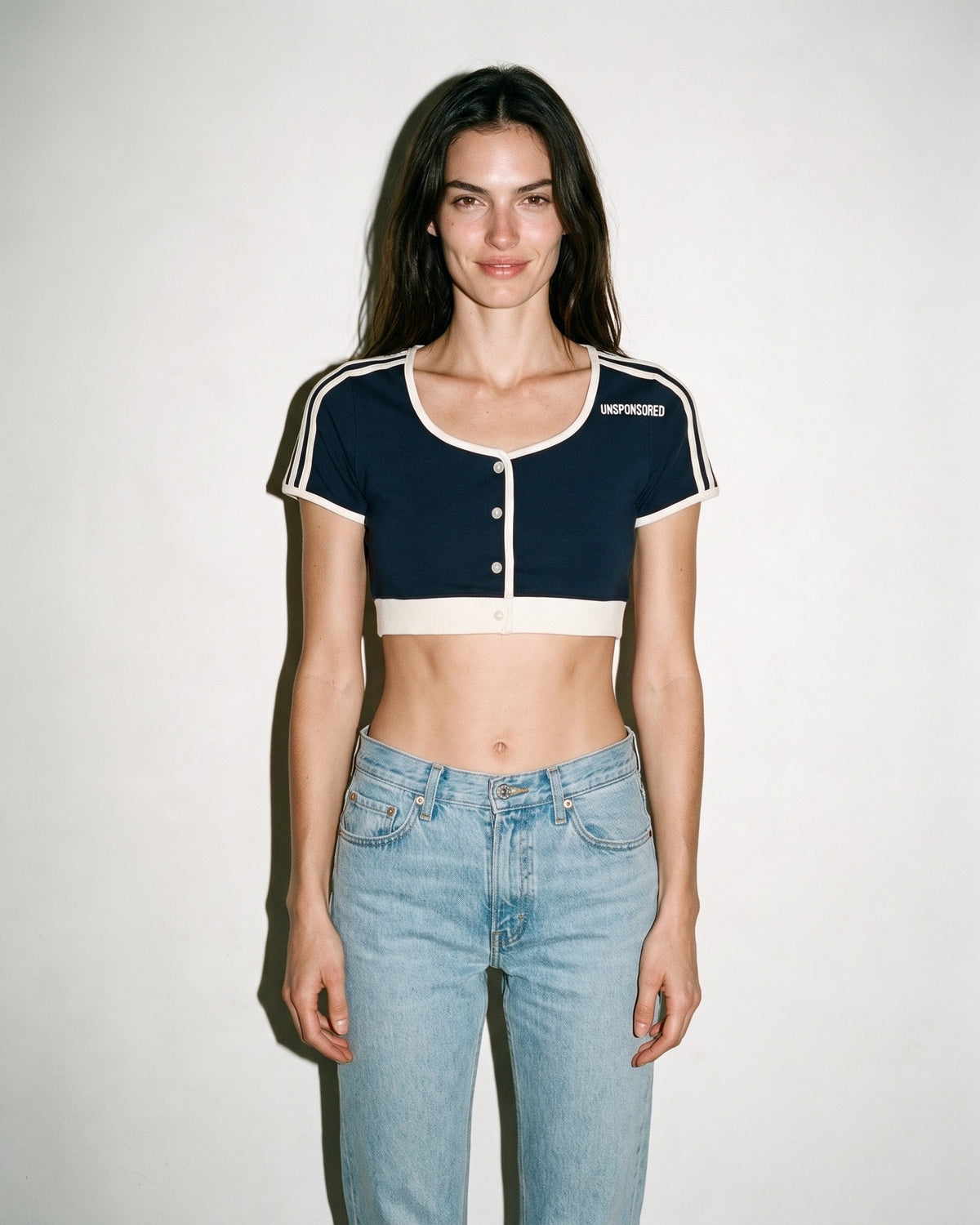 Soft Girl, Hard Liquor Ringer Crop Tee